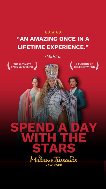 Ad: Spend a day with the stars